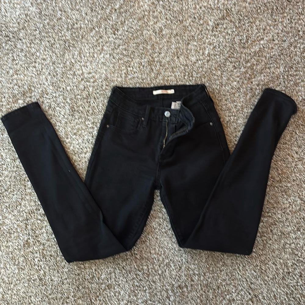 Levi High Rise Skinny Jeans